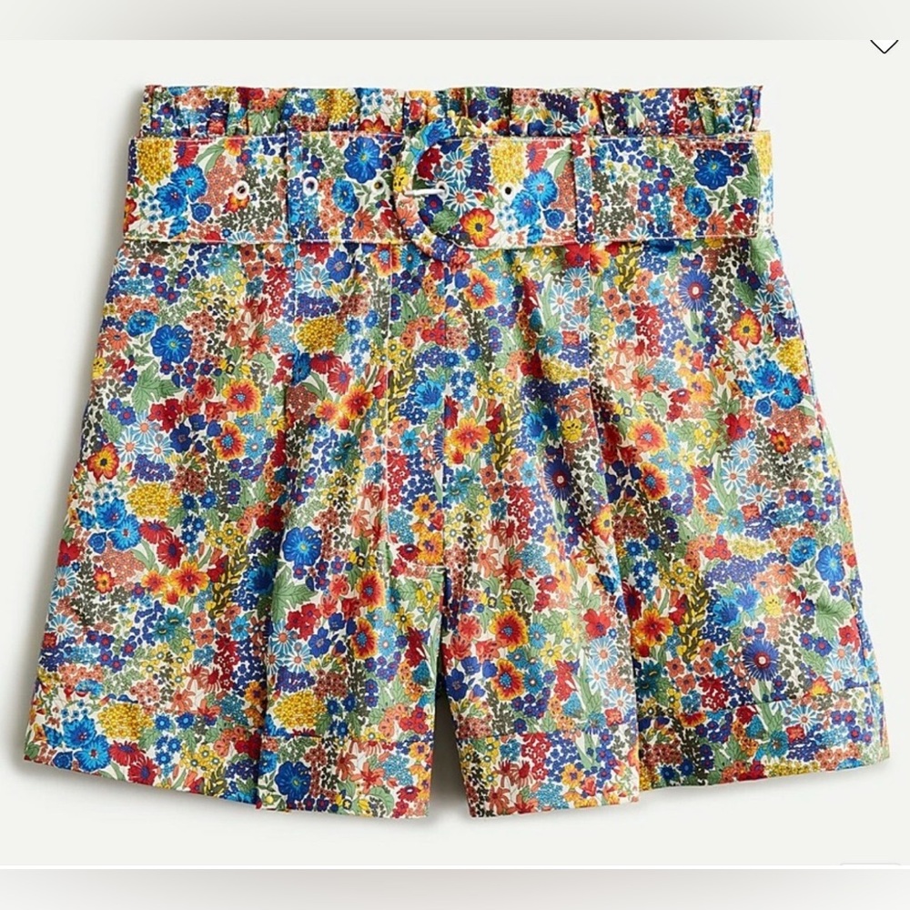 J.‎ Crew. Pleated short in Liberty® Margaret Annie print